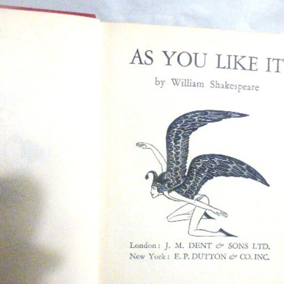 1934 1st Ed. Published The New TEMPLE SHAKESPEARE M.R Ridley Theatre Play Book - Picture 5 of 10